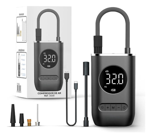 Mini Compressor de Ar Inteligente Multiuso - [PROMOÇÃO LIMITADA]