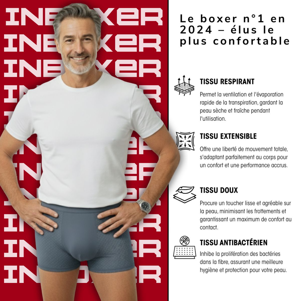 10 BOXERS EN FIBRE DE BAMBOU POUR LE PRIX DE 5| BAMBOOWEAR