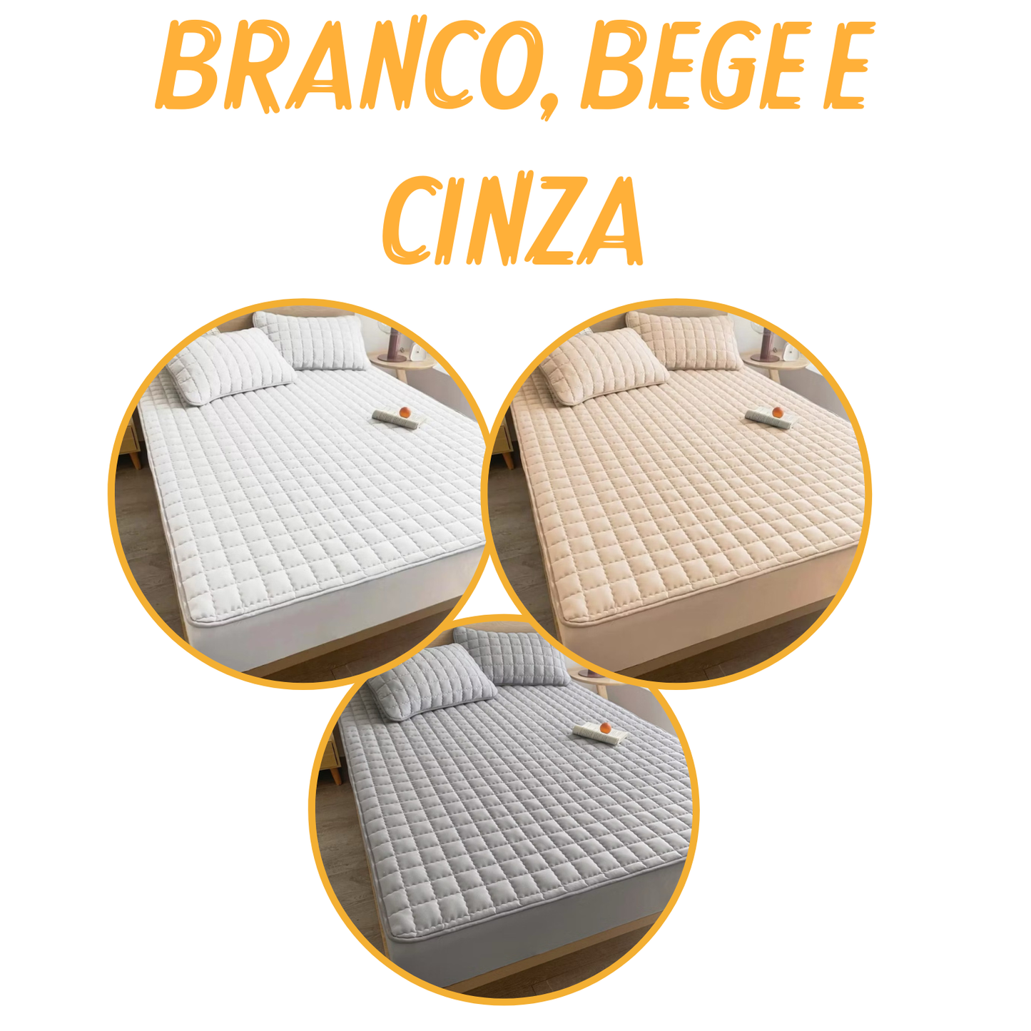 [COMPRE 1, LEVE 3] Hydra Soft™ Jogo de Cama Impermeável Premium – Capa + 2 Fronhas