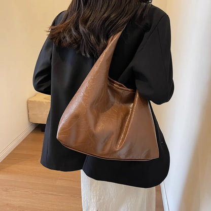 Bolsa Feminina Hobo Couro de Alça Grande