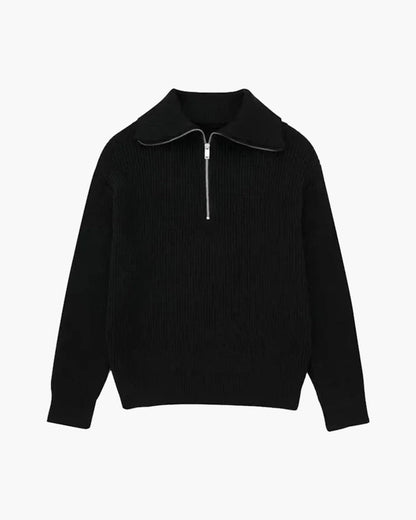 Sweater Crest Zip Sweater