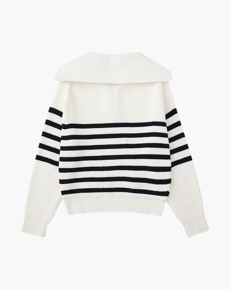 Sweater Crest Zip Sweater