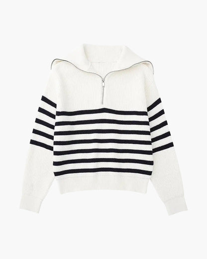 Sweater Crest Zip Sweater