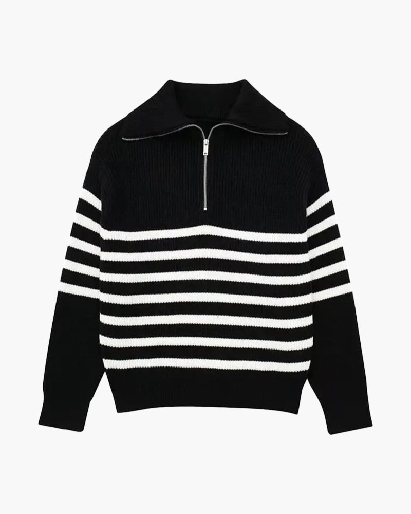 Sweater Crest Zip Sweater