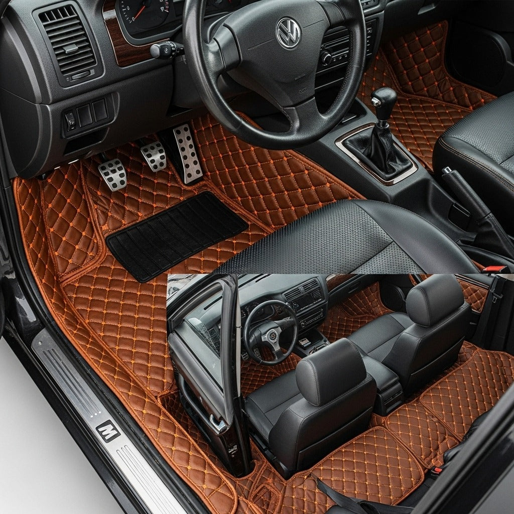 Conjunto Tapetes Veiculares Luxo e Conforto | Parte Dianteira e Traseira