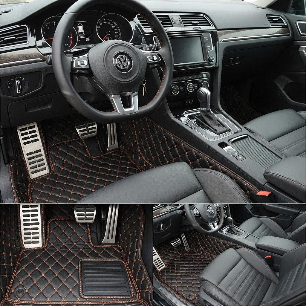 Conjunto Tapetes Veiculares Luxo e Conforto | Parte Dianteira e Traseira